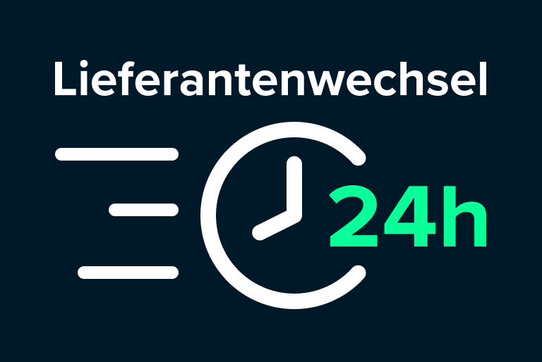 Grafik das den 24-Lieferantenwechsel darstellt