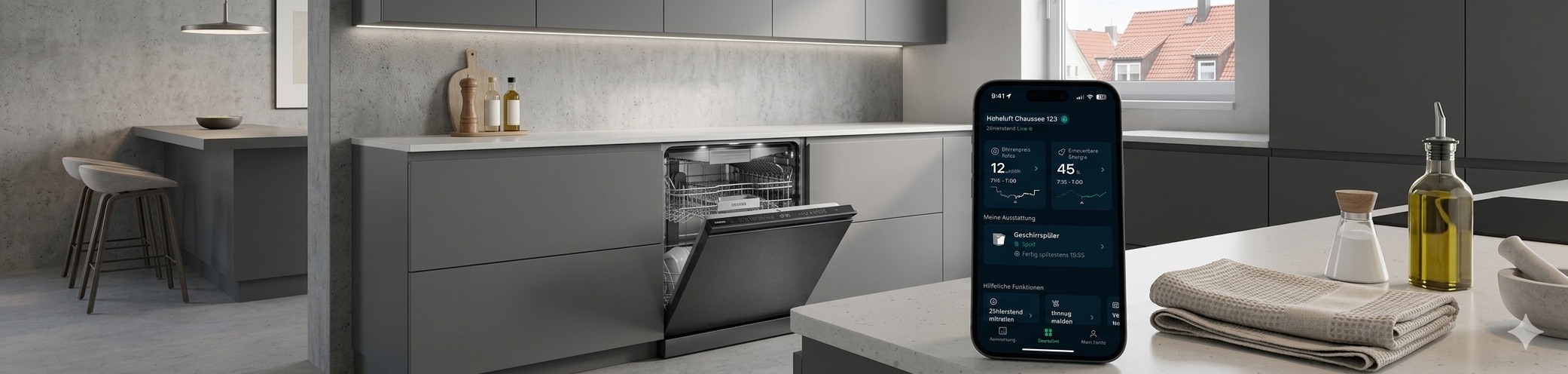 Siemens Geschirrspüler mit dynamischem Strom Rabot Energy